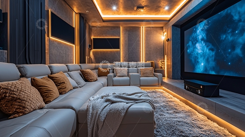 高清大图下载【趣麦麦图】高端家庭影院