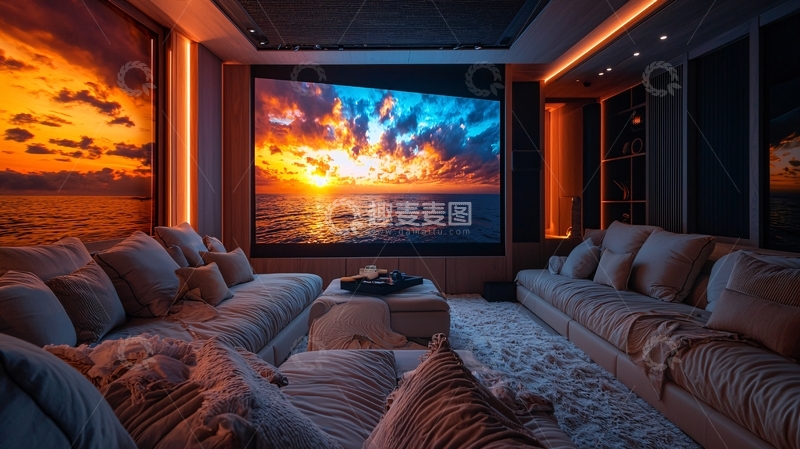 高清大图下载【趣麦麦图】高端家庭影院