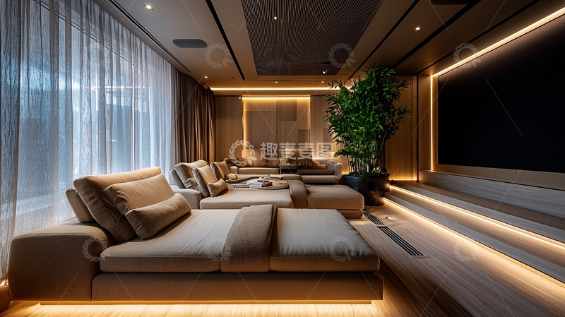 高清大图下载【趣麦麦图】高端家庭影院设计
