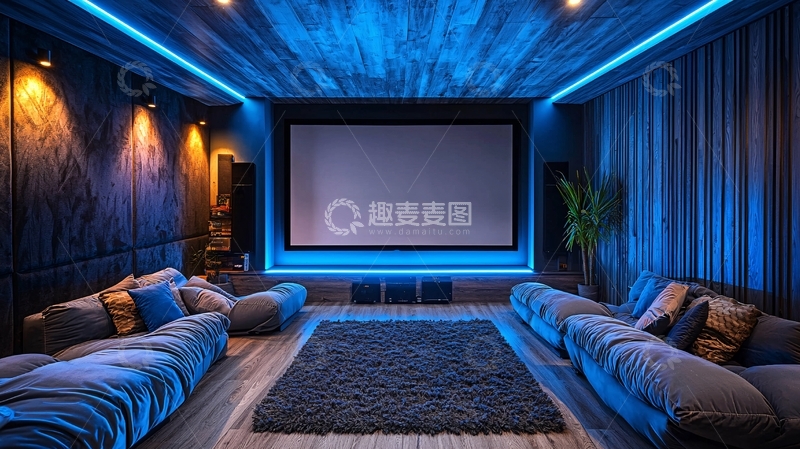 高清大图下载【趣麦麦图】高端家庭影院