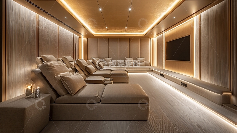 高清大图下载【趣麦麦图】豪华家庭影院