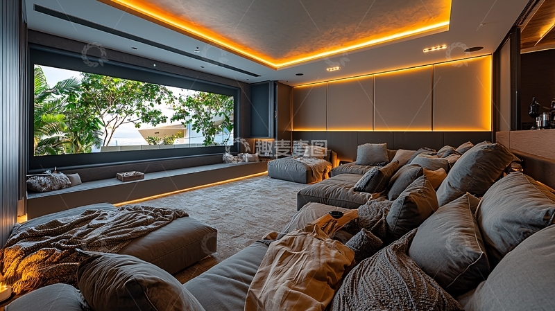 高清大图下载【趣麦麦图】高端家庭影院