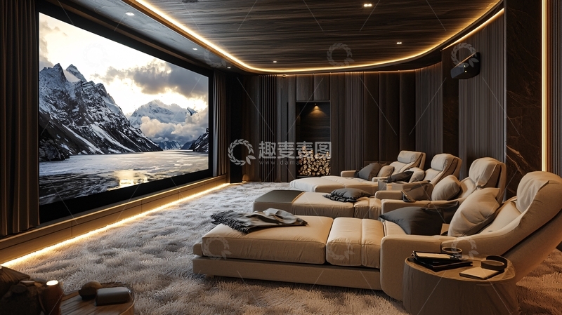 高清大图下载【趣麦麦图】高端家庭影院