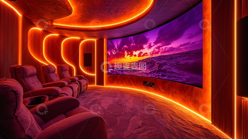 高清大图下载【趣麦麦图】高端家庭影院