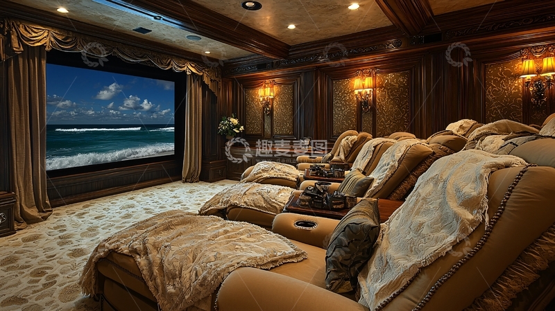 高清大图下载【趣麦麦图】高端家庭影院