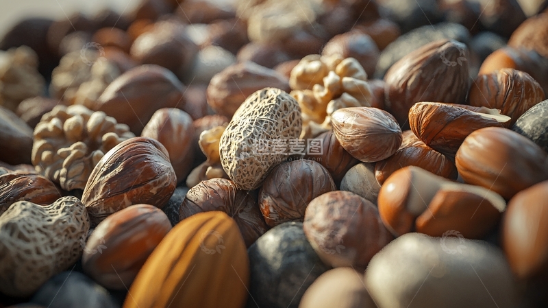 高清大图下载【趣麦麦图】混合坚果特写