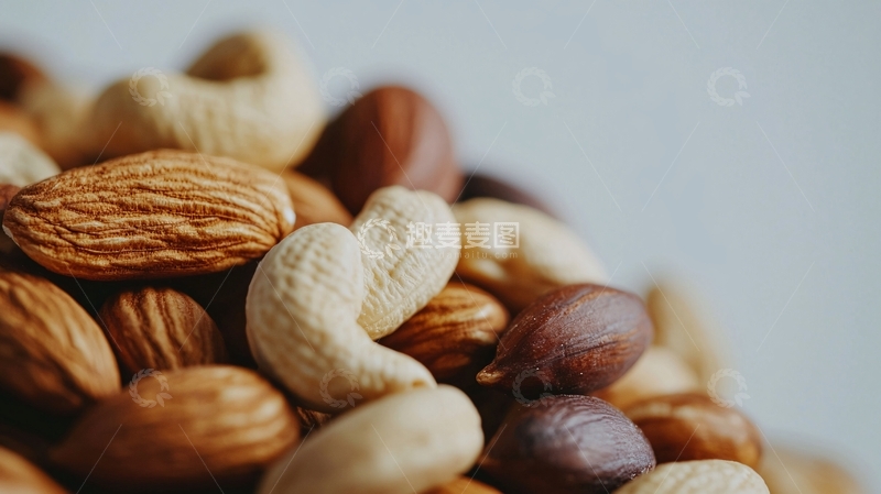 高清大图下载【趣麦麦图】混合坚果特写