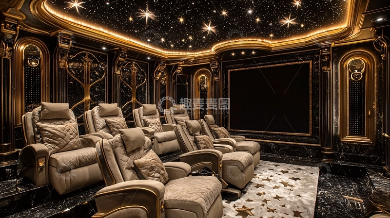 高清大图下载【趣麦麦图】奢华私人影院