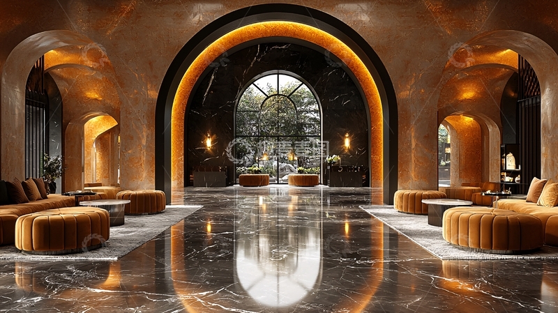 高清大图下载【趣麦麦图】奢华酒店大堂32
