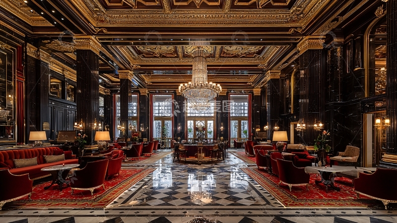 高清大图下载【趣麦麦图】奢华酒店大堂35