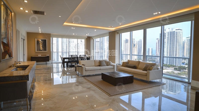 高清大图下载【趣麦麦图】豪华公寓客厅2