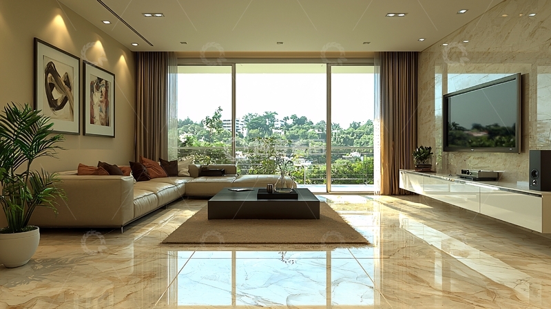 高清大图下载【趣麦麦图】现代简约客厅设计