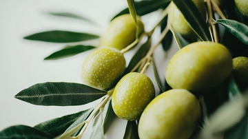 橄榄枝上的青橄榄