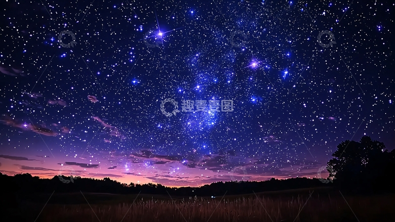 高清大图下载【趣麦麦图】星空夜景