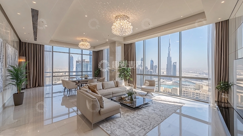 高清大图下载【趣麦麦图】高端公寓客厅