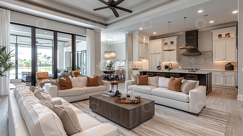 高清大图下载【趣麦麦图】现代简约风格客厅51