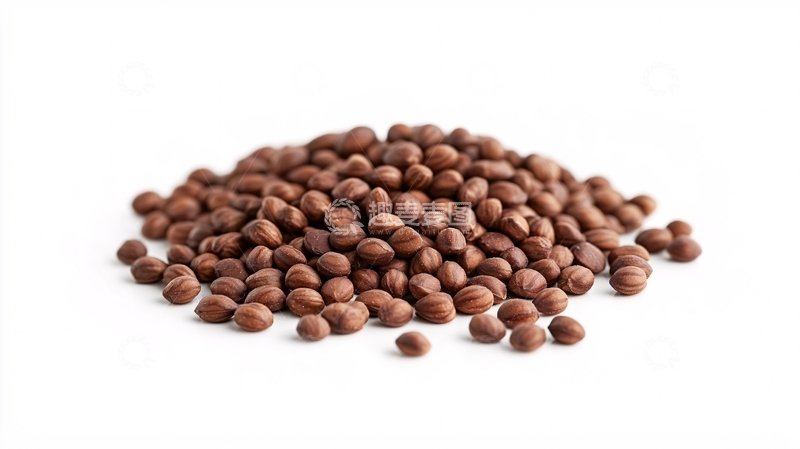 高清大图下载【趣麦麦图】一堆褐色的小种子