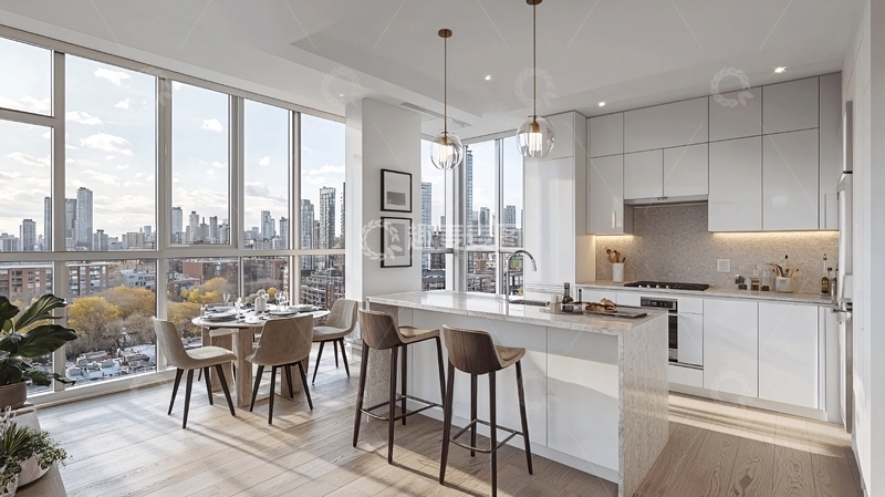 高清大图下载【趣麦麦图】现代简约风格厨房餐厅