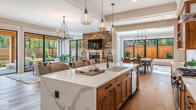 高清大图下载【趣麦麦图】现代开放式厨房设计