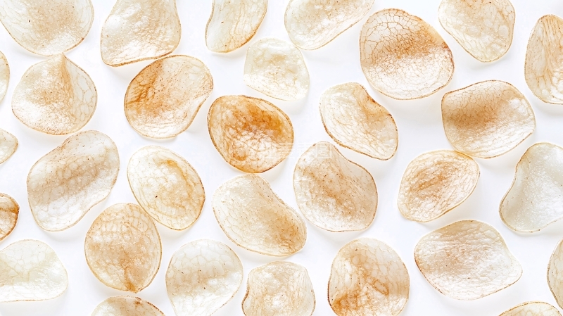 高清大图下载【趣麦麦图】浅棕色半透明薄片