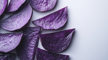 紫色薯片