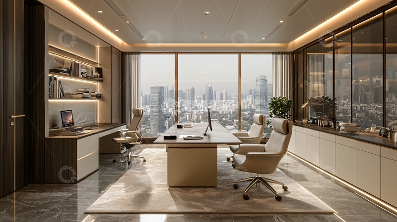 高清大图下载【趣麦麦图】现代豪华办公室