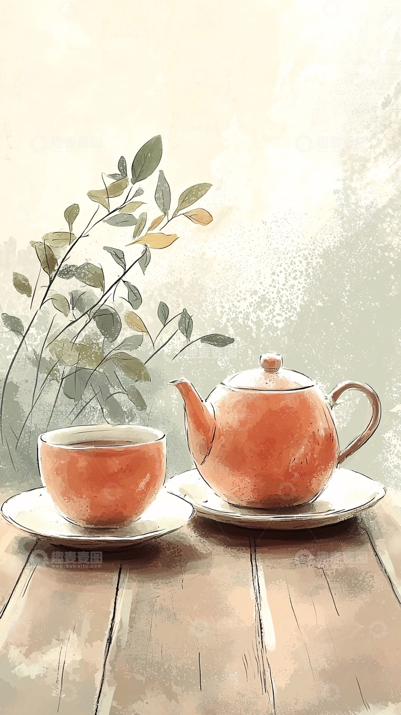 高清大图下载【趣麦麦图】茶具
