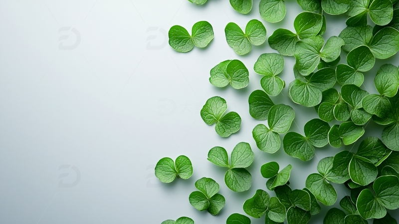 绿色植物叶子边框