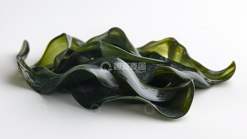 高清大图下载【趣麦麦图】堆叠的深绿色海藻