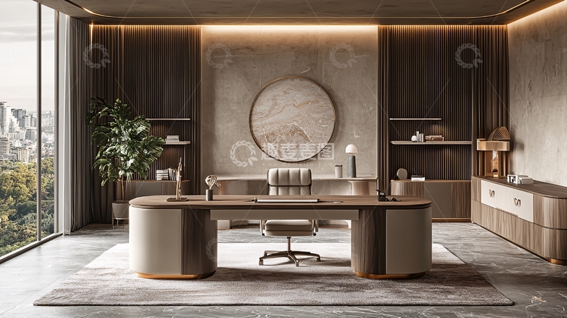 高清大图下载【趣麦麦图】高级办公室室内设计