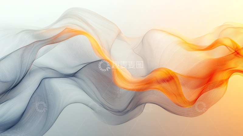 高清大图下载【趣麦麦图】抽象烟雾波浪