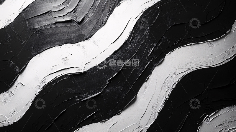 高清大图下载【趣麦麦图】黑白抽象纹理