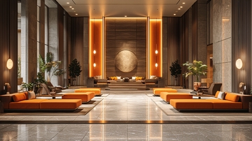 现代风格酒店大堂