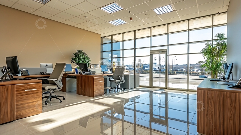 高清大图下载【趣麦麦图】明亮现代化办公室