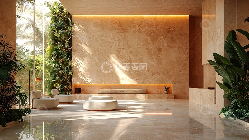高清大图下载【趣麦麦图】现代简约酒店大堂