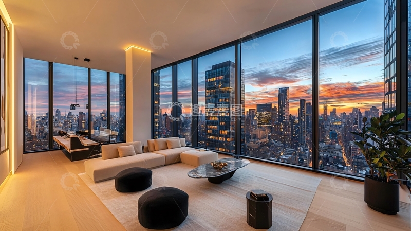 高清大图下载【趣麦麦图】现代简约风格公寓