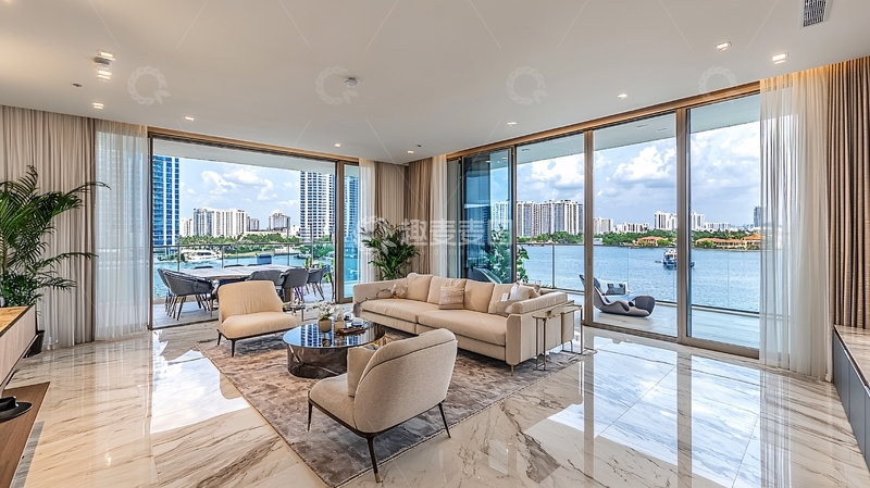 高清大图下载【趣麦麦图】现代简约风格客厅52