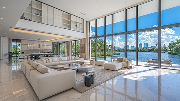 现代简约风格豪宅客厅