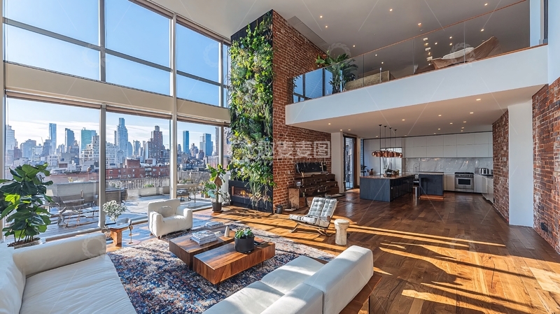 高清大图下载【趣麦麦图】现代简约复式公寓