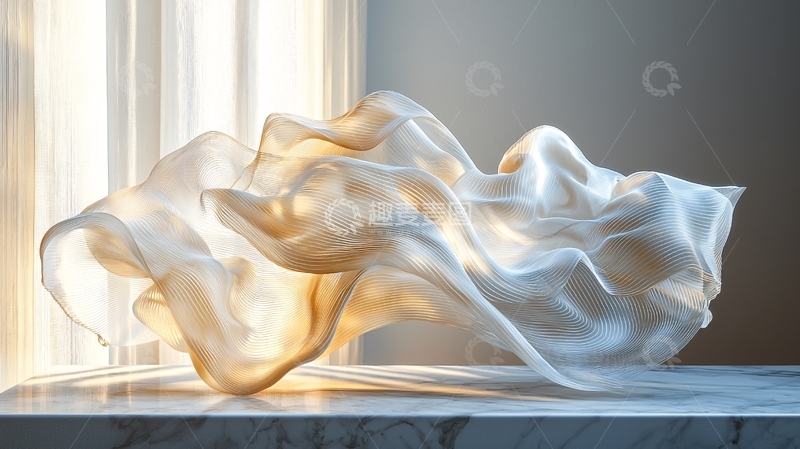 高清大图下载【趣麦麦图】光影流动的雕塑作品