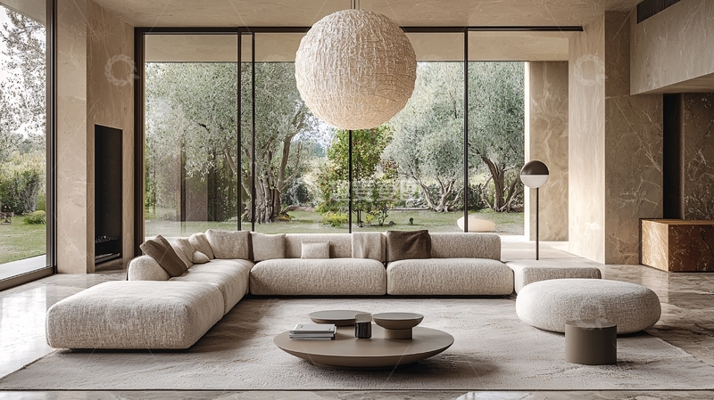 高清大图下载【趣麦麦图】现代简约风格客厅55