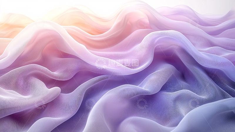 高清大图下载【趣麦麦图】渐变色丝绸布料质感