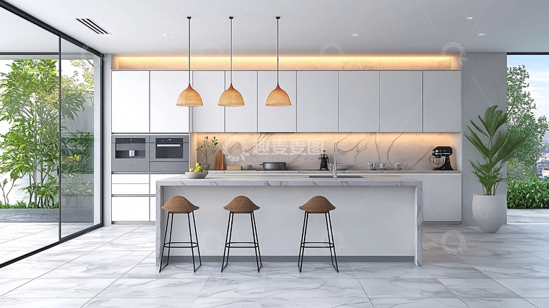 高清大图下载【趣麦麦图】现代简约厨房
