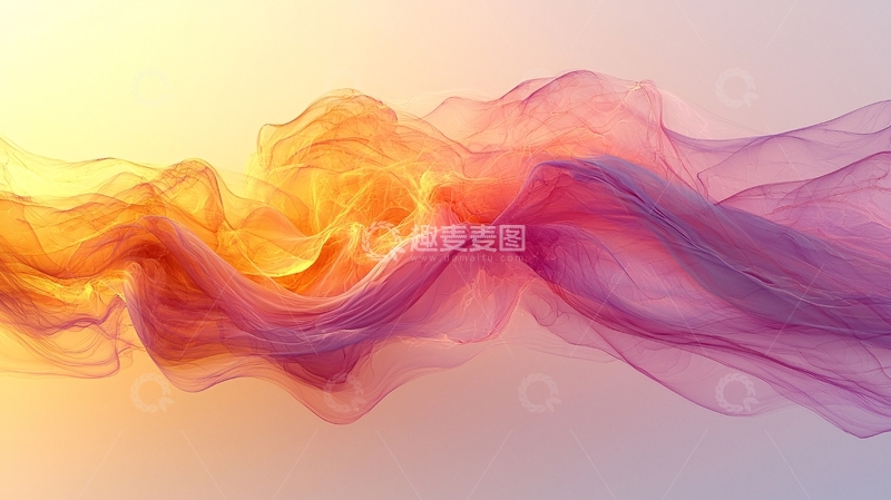 高清大图下载【趣麦麦图】彩色烟雾飘逸