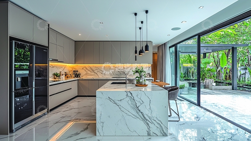 高清大图下载【趣麦麦图】现代简约风格厨房46