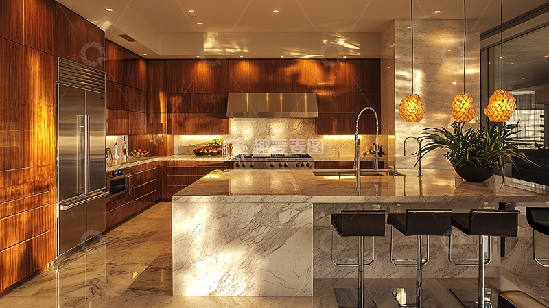 高清大图下载【趣麦麦图】现代风格厨房设计