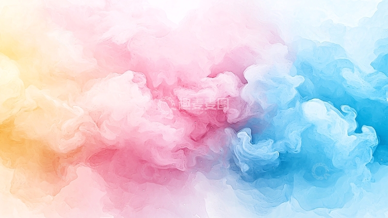 高清大图下载【趣麦麦图】彩色烟雾背景