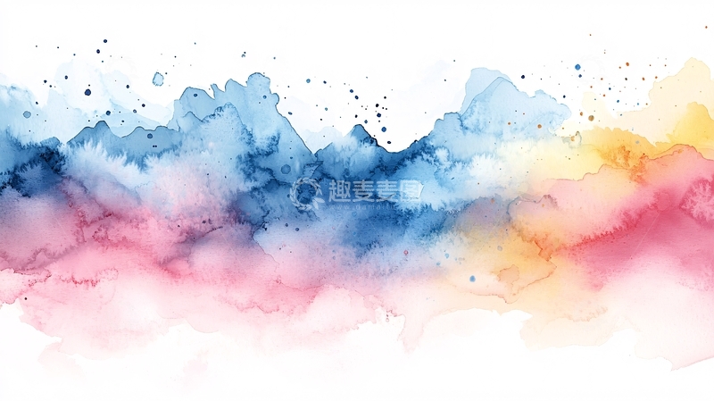 高清大图下载【趣麦麦图】水彩画