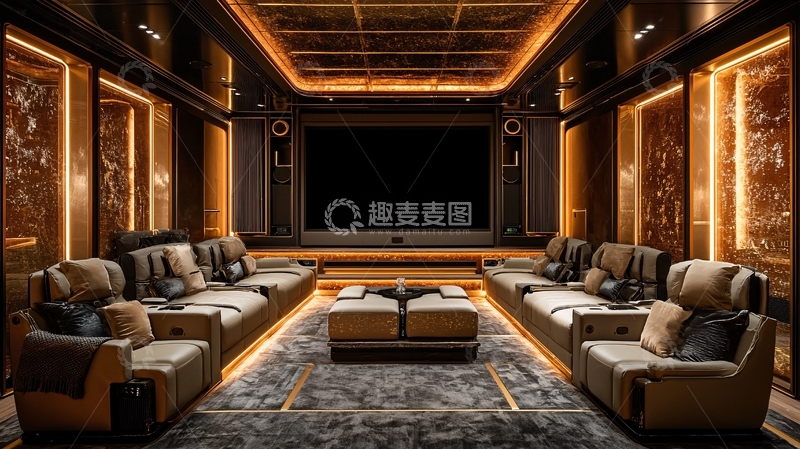 高清大图下载【趣麦麦图】奢华私人影院