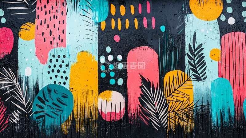 高清大图下载【趣麦麦图】抽象涂鸦
